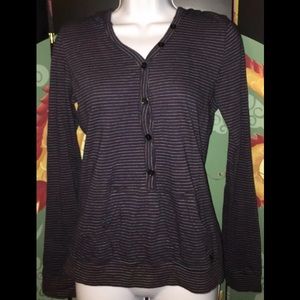 DC Women’s Henley Hoodie sz S